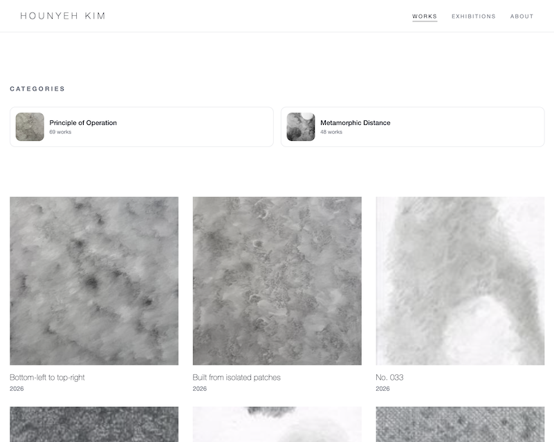 A screenshot of hounyeh.com